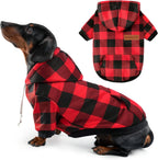 Dog Basic Hoodie Soft Dog Clothes Cold Weather Sweaters for Medium Large Dogs Cozy Fabric Warm Sweatshirt with Leash Hole for Boys (Black, X-Large (35-55 lbs)) - Image 14