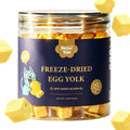 Heckin Yum Freeze Dried Cat Treats front packaging view for feline skin and coat health.