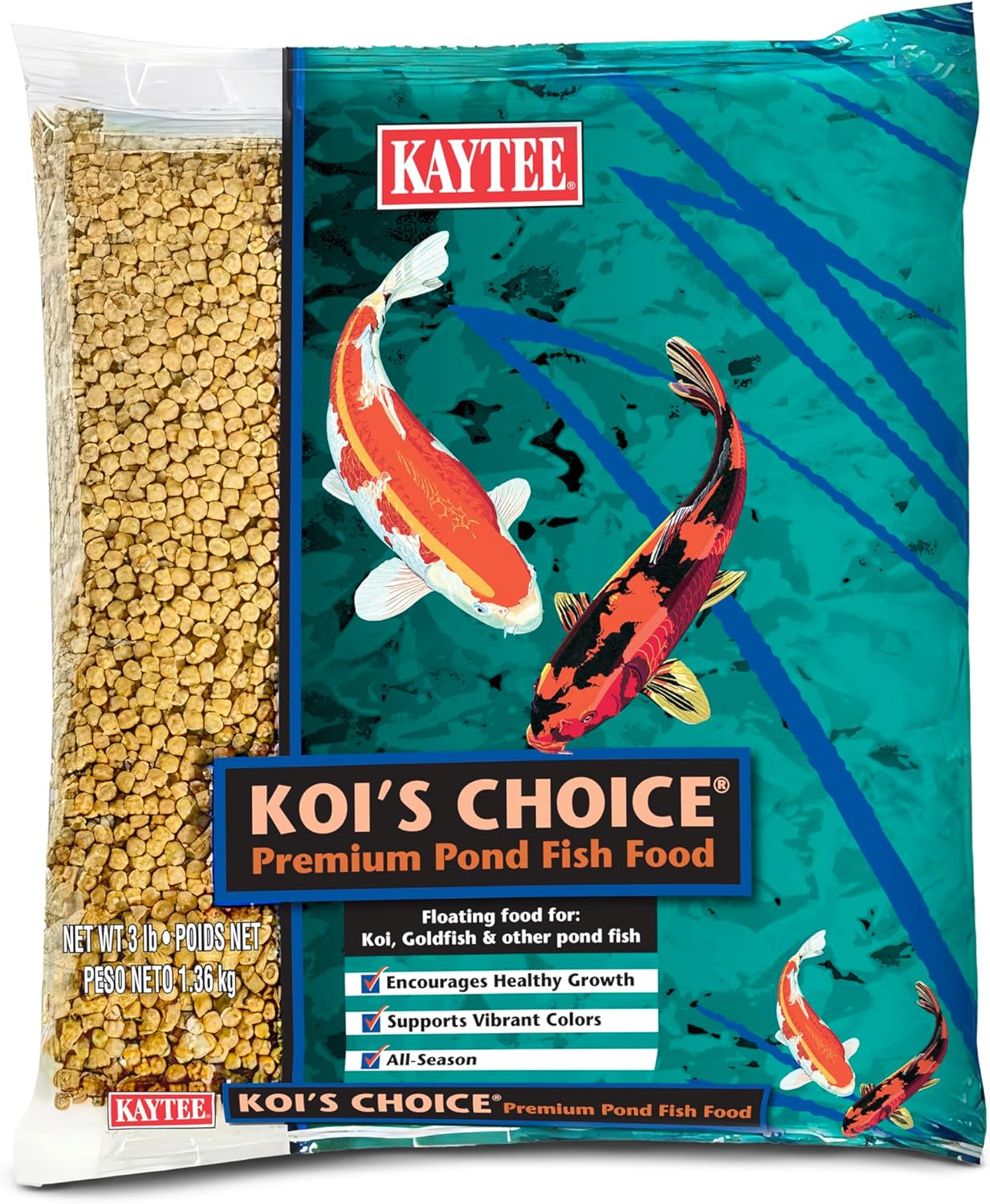 Kaytee Koi's Choice Koi Floating Fish Food for Ponds, Goldfish and Freshwater Pond Fish Pellets, 10 pounds - Image 14