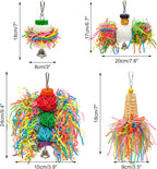 Agroria parakeet chewing hanging toy set