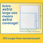 Heavy duty five layer leak proof training mat absorbing liquid efficiently.