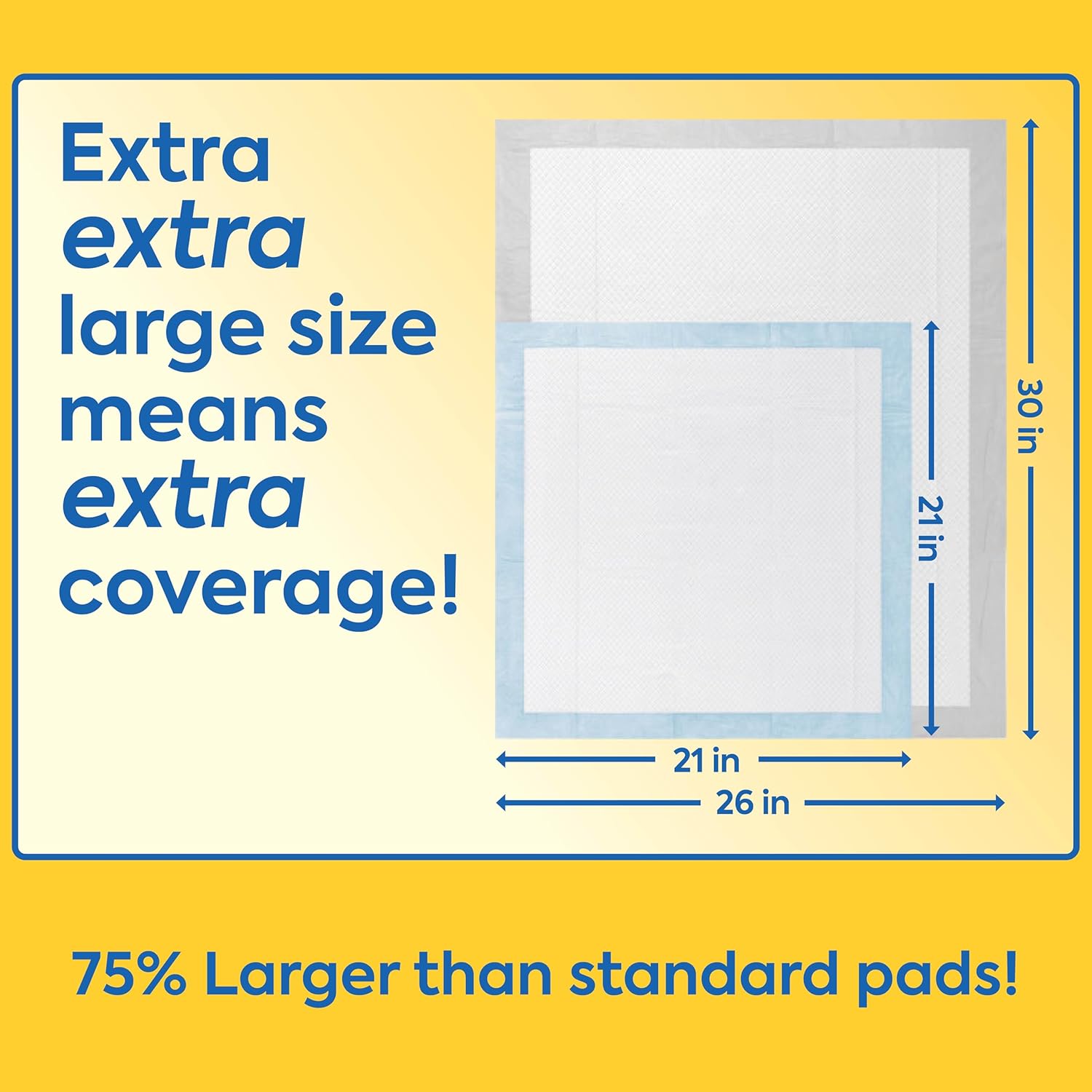 Heavy duty five layer leak proof training mat absorbing liquid efficiently.