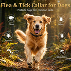 Crobirware dog flea collar natural essential oil pack