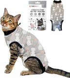 Material texture of moisture-wicking feline surgery suit