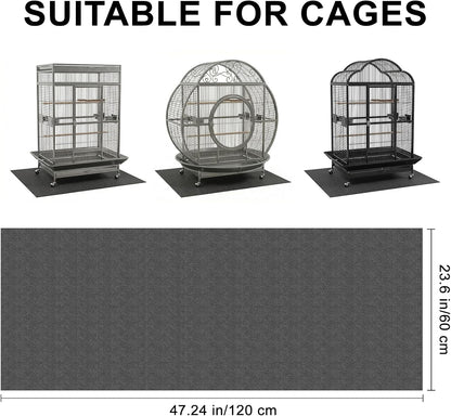 XX-Large black waterproof mat for dog kennels