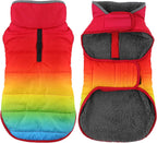 Petglad Dog Winter Coat, Waterproof Dog Jacket with Leash Hole, Reflective Adjustable Pet Snow Vest, Warm Fleece Sweater for Small Medium Large Dogs - Red, XS - Image 12