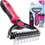 Pat Your Pet deshedding brush with paw tag keychain attachment