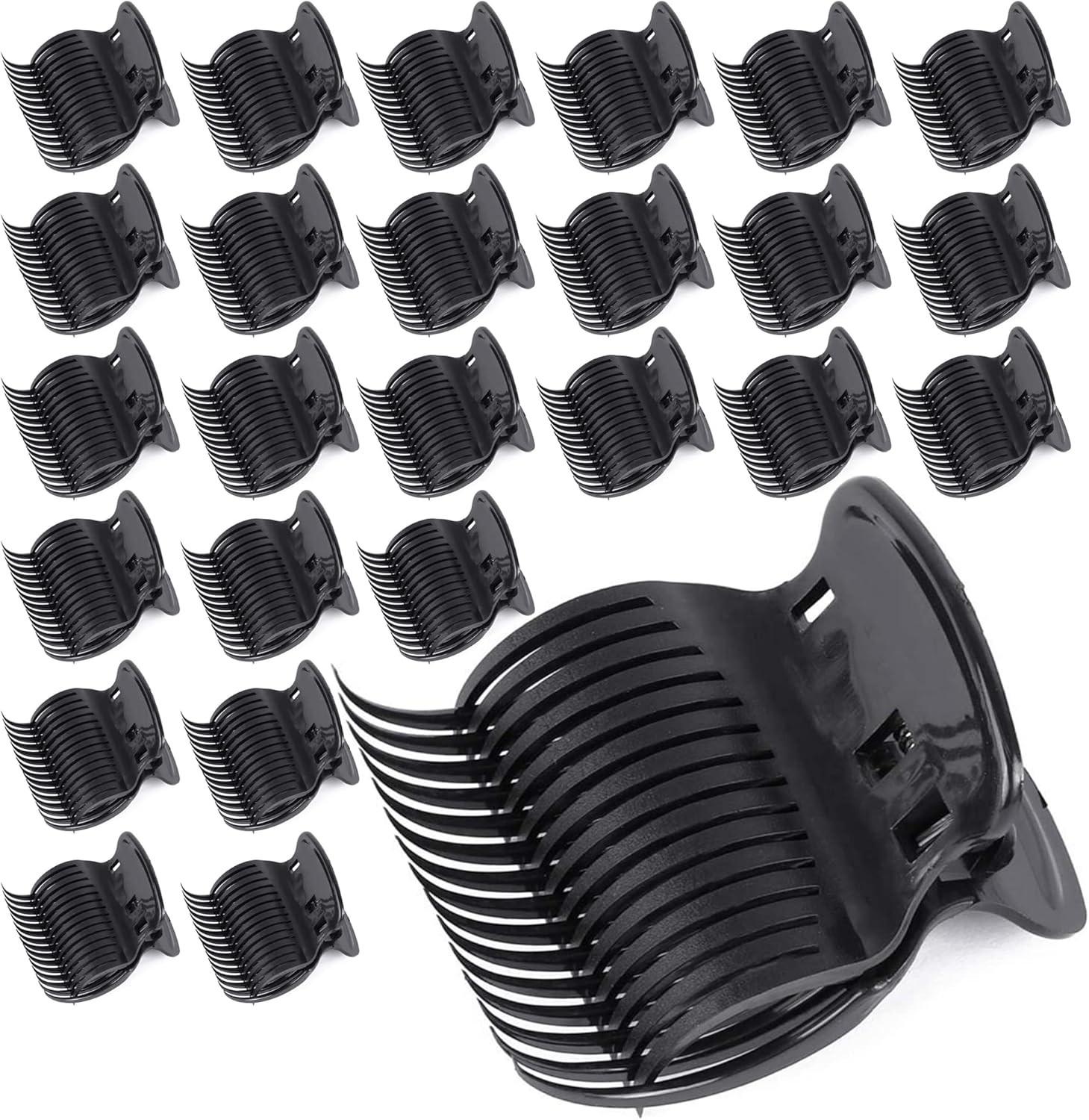 Tbestmax 24 hot roller clips front view showing professional salon hair curler claw replacement design