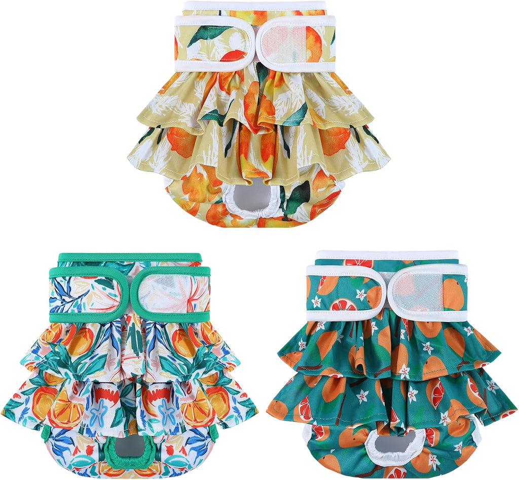 Washable Dog Diapers Female 3 Pack Reusable Highly Absorbent Doggie Diaper, Flexible Doggy Diaper Female Durable Leak-Proof Diapers for Dog Period Heat Incontinence Potty Training, XS - Image 9