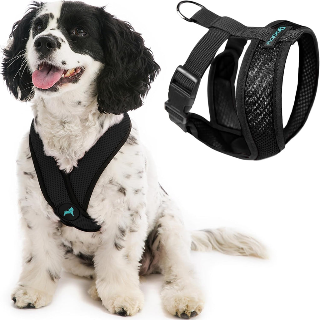 Gooby Comfort X Head in Harness - Pink, Small Harness Patented Choke-Free X Frame - Perfect on The Go Harness for Medium Dogs No Pull or Small Dogs for Indoor and Outdoor Use - Image 12