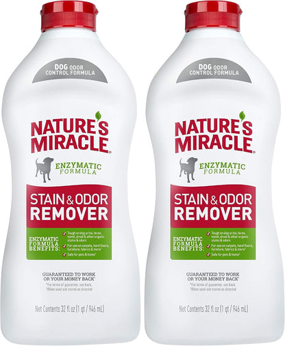 Nature's Miracle Stain and Odor Remover Dog 32 Ounces, Odor Control Formula, Pour - Image 11