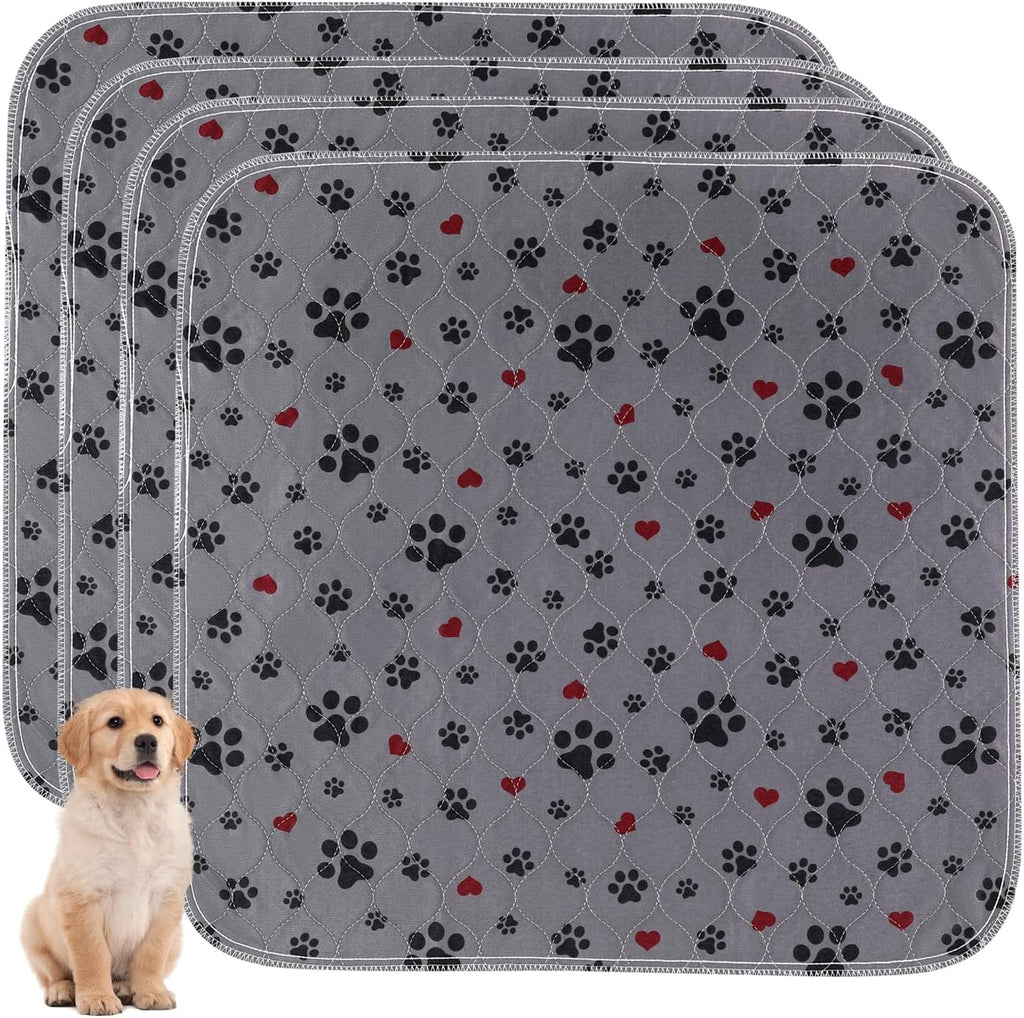 Eswin 4 pack extra large washable dog pee pads front view