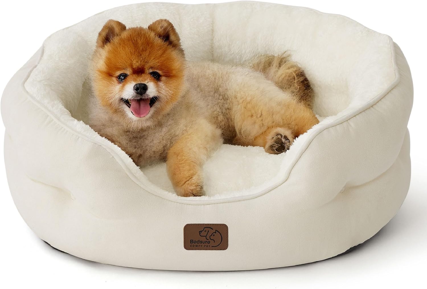 Bedsure Cooling Dog Beds for Small Dogs - Round Cat Beds for Indoor Cats, Washable Pet Bed for Puppy and Kitten with Slip-Resistant Bottom, 20 Inches, Arctic Cooling Blue - Image 12
