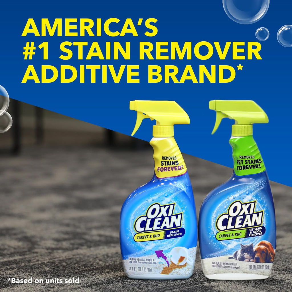 OxiClean Carpet and Rug Cleaner, Pet Stain and Odor Remover Spray, 24 fl oz - Image 11