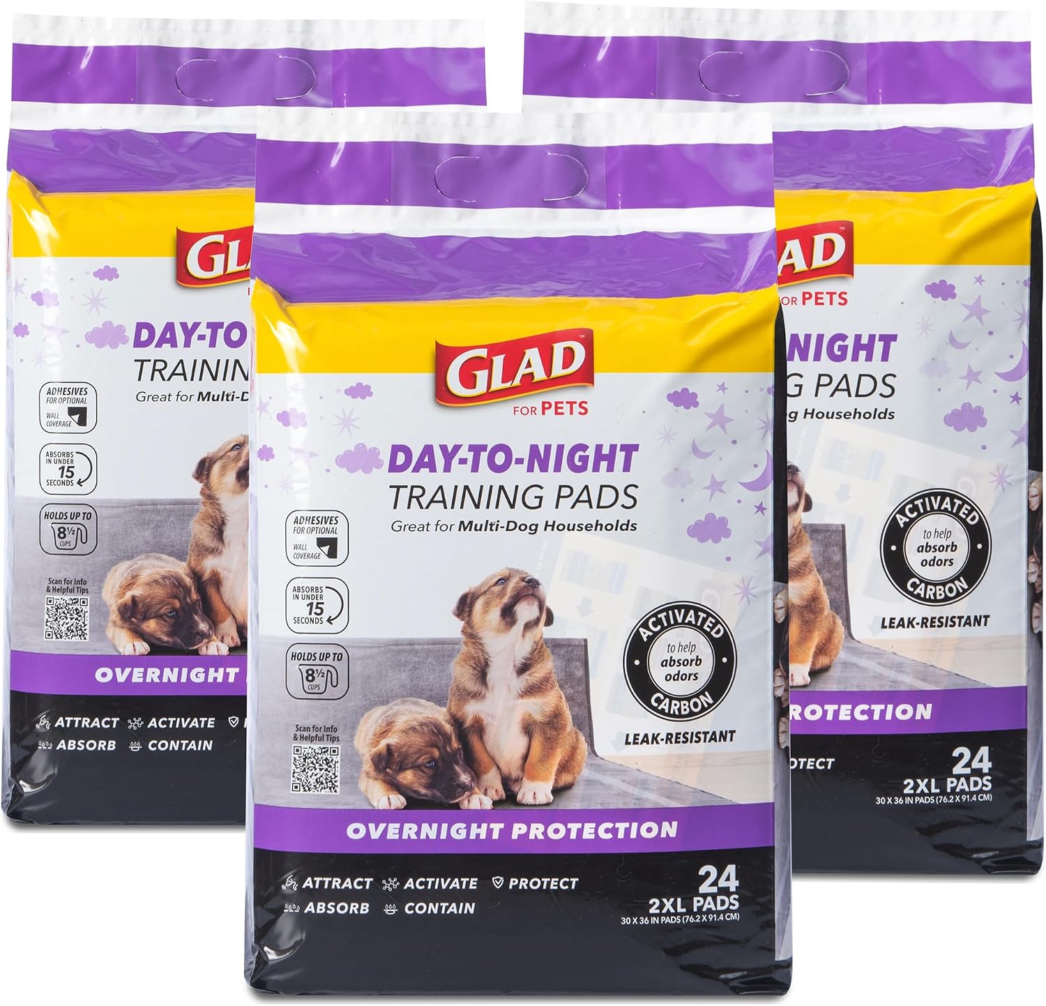 USA imported charcoal puppy training pads for clean indoor potty training