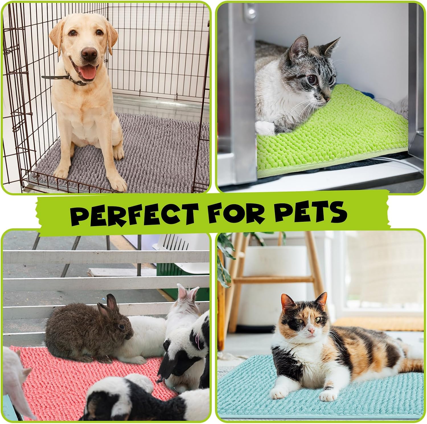 Barydat guinea pig mat set arranged for small pet habitat