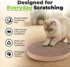 Catify Spin n' Scratch Cat Scratch Pad Refill - Round, 5-Pack - Image 3