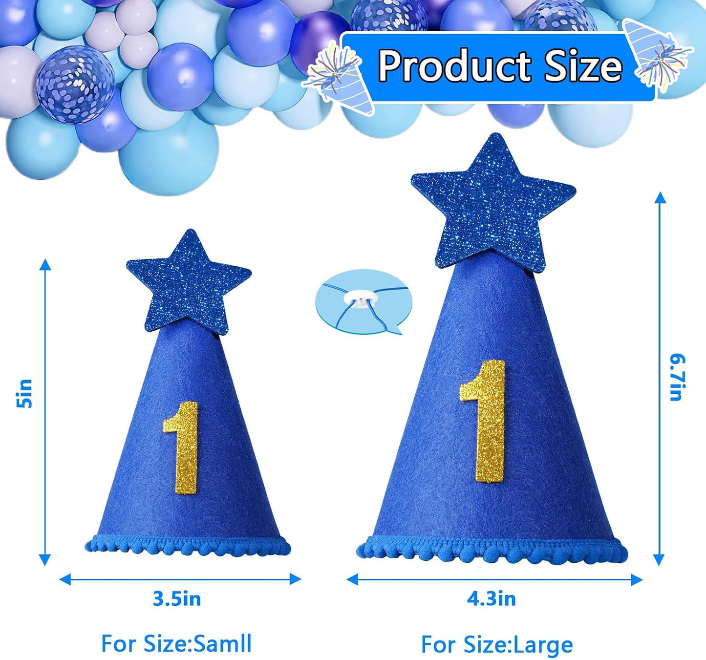 Agroon reversible birthday boy pet scarf showing the double sided fabric patterns