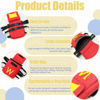 Colenumone pet pack side view demonstrating adjustable chest straps and large capacity zipper pockets