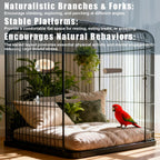 6 PCS Bird Perch Set - Image 4
