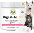 Wholistic Pet Organics Daily Cat & Dog Probiotics for Digestive Health, Anti Diarrhea & Gut Support - Probiotics for Dogs with Digestive Enzymes & Prebiotic Fiber - Cat Probiotic - 2 Oz - 57 Scoops - Image 10