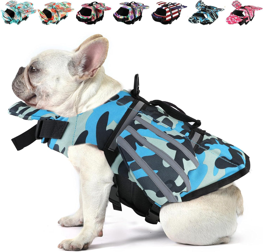 Petglad Dog Life Jacket, Cute Wings Adjustable Dog Life Vest with Chin Float and Handle for Swimming Boating Reflective High Buoyancy Swim Float Vest for Small Medium Large Dogs (Pink, M) - Image 15