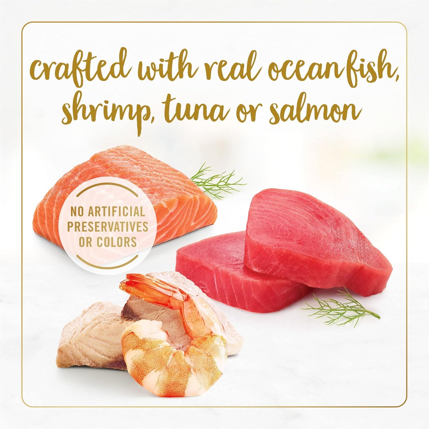 Purina Fancy Feast Seafood Collection Packaging Details
