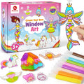 Mocoosy Princess Window Art Kit packaging front view showing colorful suncatchers