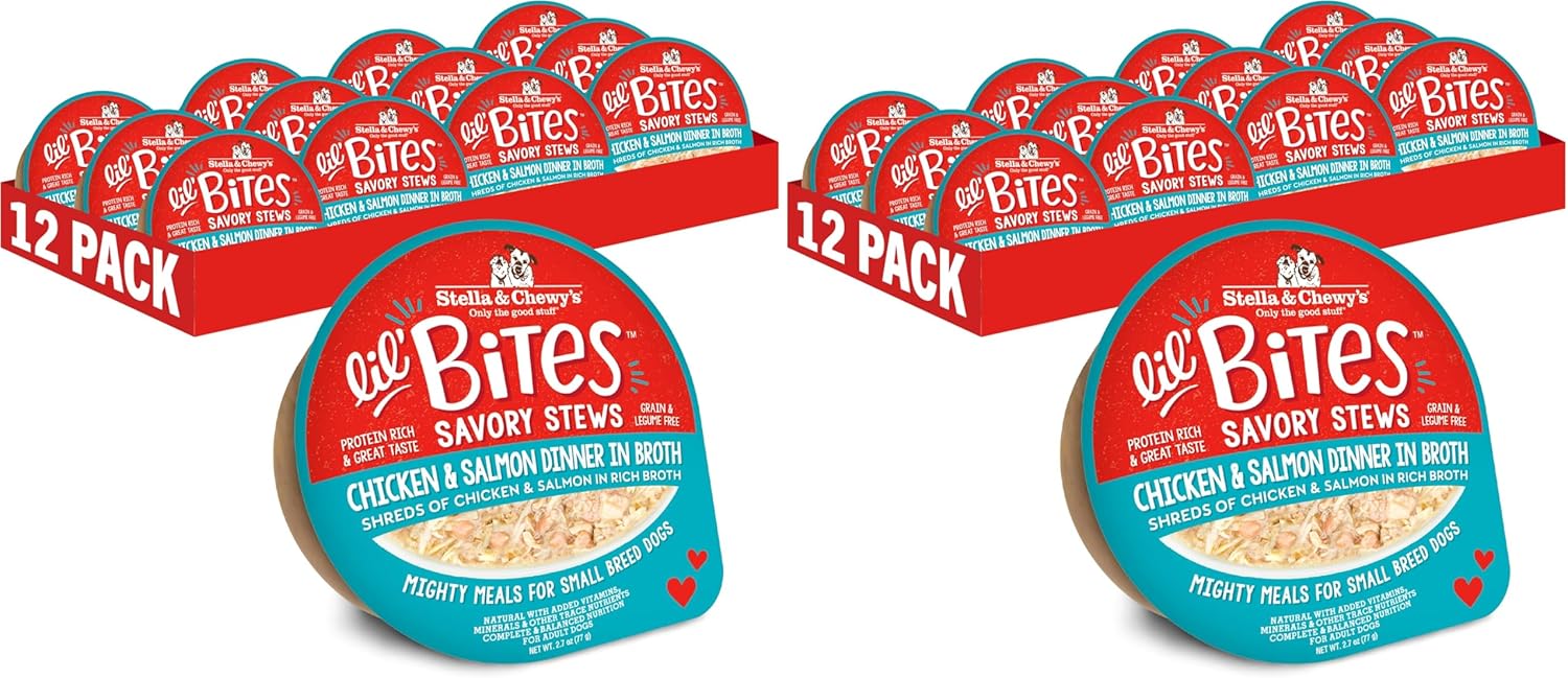 Stella & Chewy's Lil Bites Savory Stews for Small Breeds Beef & Chicken Dinner in Broth, 2.7 oz. Cups (Pack of 12) - Image 15