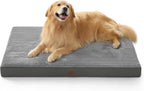 Bedsure ComfyFleece Dog Beds Large Sized Dog- Orthopedic Pet Beds for Crate with Removable Machine Cover, NOT Waterproof Egg Crate Foam Puppy Mat for Pets Up to 50 lbs, 35x22x2.8, NOT Chewproof - Image 10