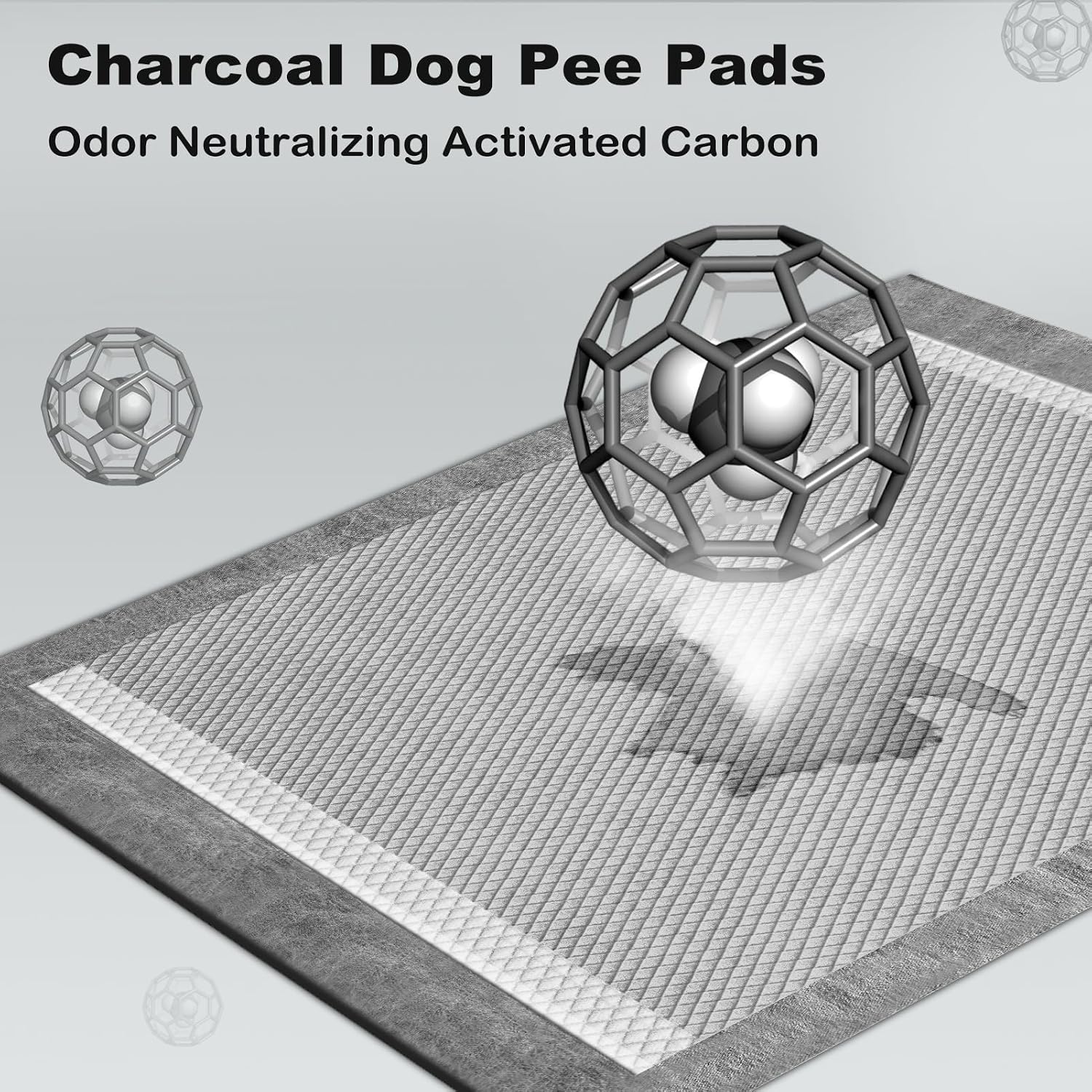 Mizok puppy training pads forty count packaging box displaying premium USA pet supplies.