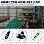 Shappy feather catcher net showing breathable fabric texture