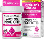 Physician's CHOICE Probiotics for Women - PH Balance, Digestive, UT, & Feminine Health - 50 Billion CFU - 6 Unique Strains for Her - Organic Prebiotics, Cranberry Extract+ - Women Probiotic - 30 CT - Image 9