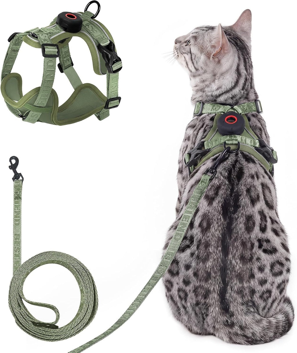 Large Cat Harness & Leash Set, Escape-Proof Soft Vest for Outdoor Walking - Image 15