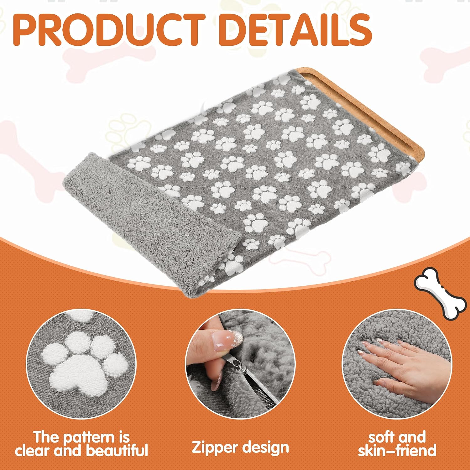 BALAPET reusable dog crate liner zipper closure detail demonstrating secure fit