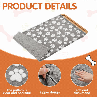BALAPET reusable dog crate liner zipper closure detail demonstrating secure fit