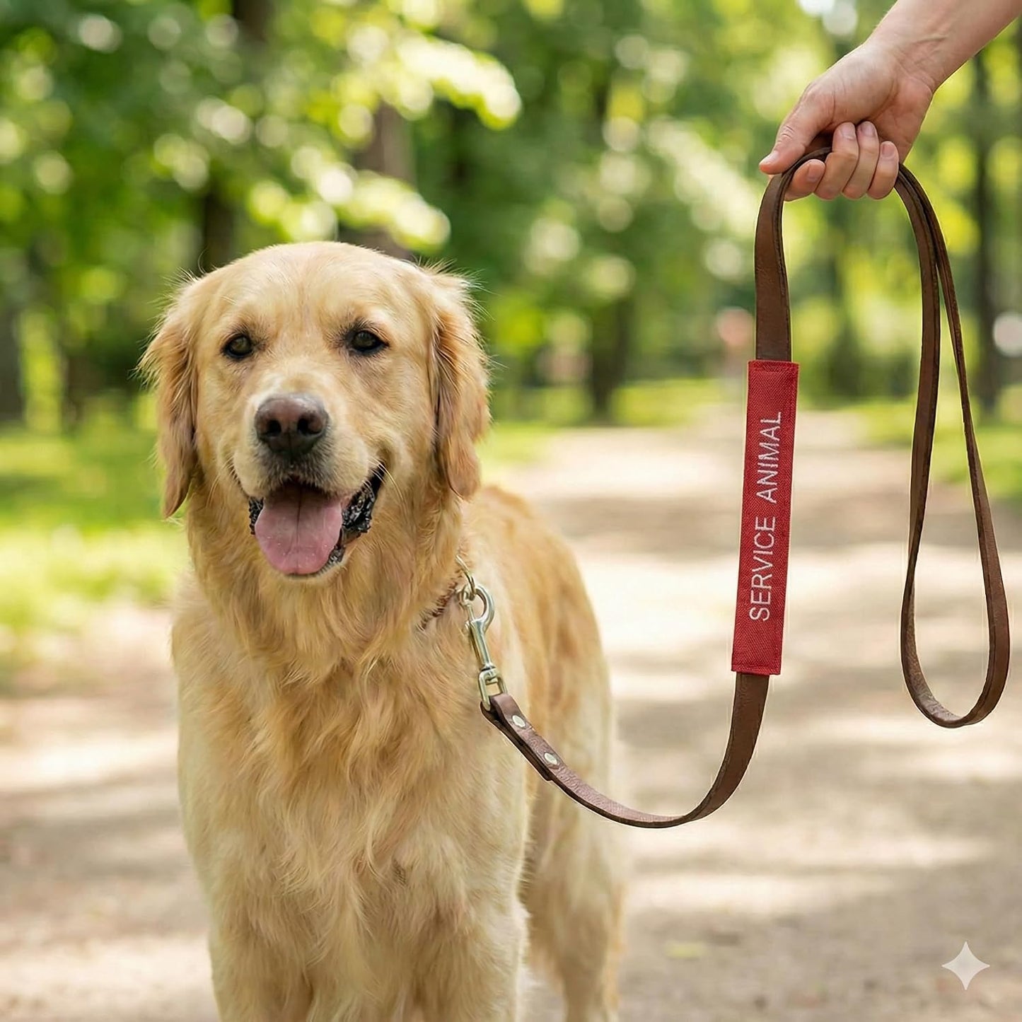 All Access Canine leash sleeve with hook and loop detail