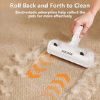 Demonstration of self cleaning dust compartment opening