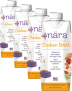United States sourced authentic Café Nara chicken broth liquid treat bottle close up