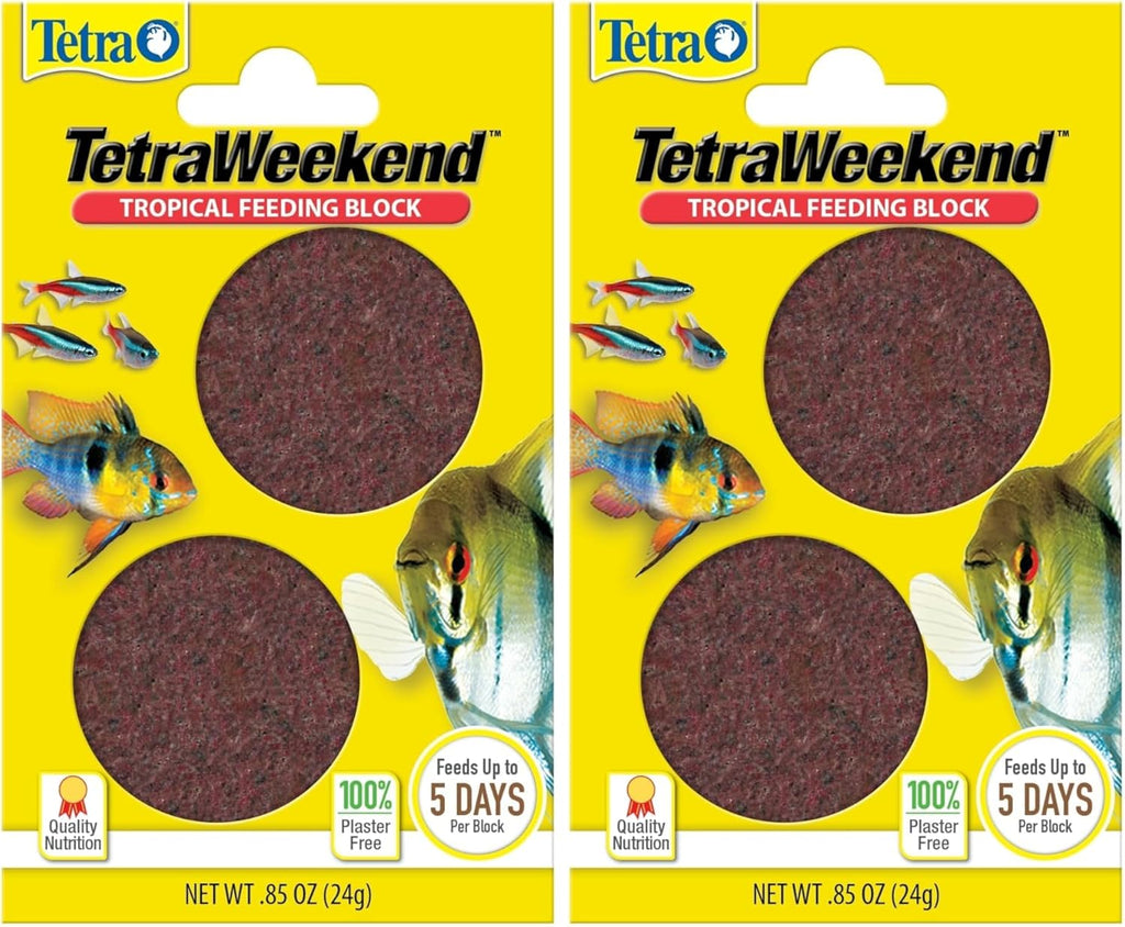 Side profile of Tetra 1.06 Ounce fish food packaging