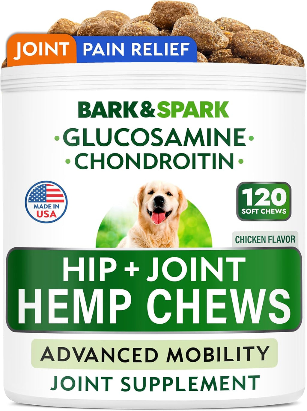 BARK&SPARK Advanced Calming Chews for Dogs - Separation Anxiety Relief for Dogs w/Hemp Oil + Melatonin - Relief During Fireworks, Storms - Aggressive Behavior, Barking, Stress Aid - 90Chews - Image 11