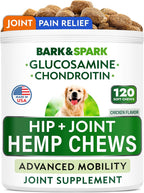 BARK&SPARK Advanced Calming Chews for Dogs - Separation Anxiety Relief for Dogs w/Hemp Oil + Melatonin - Relief During Fireworks, Storms - Aggressive Behavior, Barking, Stress Aid - 90Chews - Image 11
