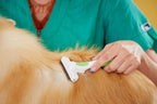 Andis pet deshedding tool packaging and accessory view