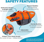 Dual rescue handles and top grab feature close up