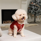 Vecomfy Fleece Lining Extra Warm Dog Hoodie in Winter,Small Dog Jacket Puppy Coats with Hooded,Red S - Image 4