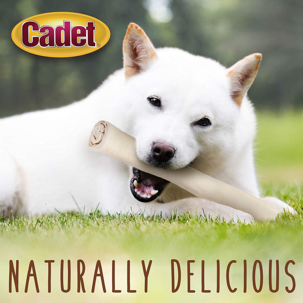 Premium quality beef hide dog treat for large breeds