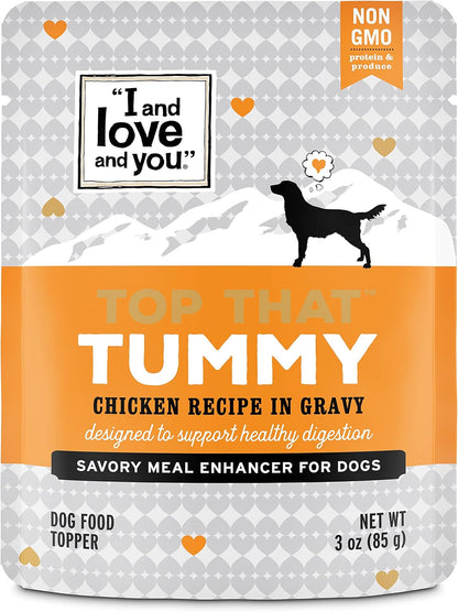 "I and love and you" Top That Shine Wet Dog Food Pouch, Beef Recipe In Gravy, 3 oz (Pack of 12) - Image 12