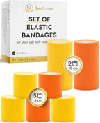 Self-Adhering Elastic Dog Bandages for Wounds - Cat & Dog Bandage Prevents Licking and Scratching - Made from Natural Rubber Latex, the Wrap Sticks to Itself - Set of 9 x 5 cm Rolls - Image 11