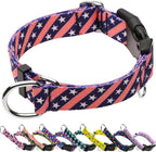 Martingale Collar for Dogs with Buckle Floral No Pull Training Dog Collars (Purple Floral, Medium) - Image 11