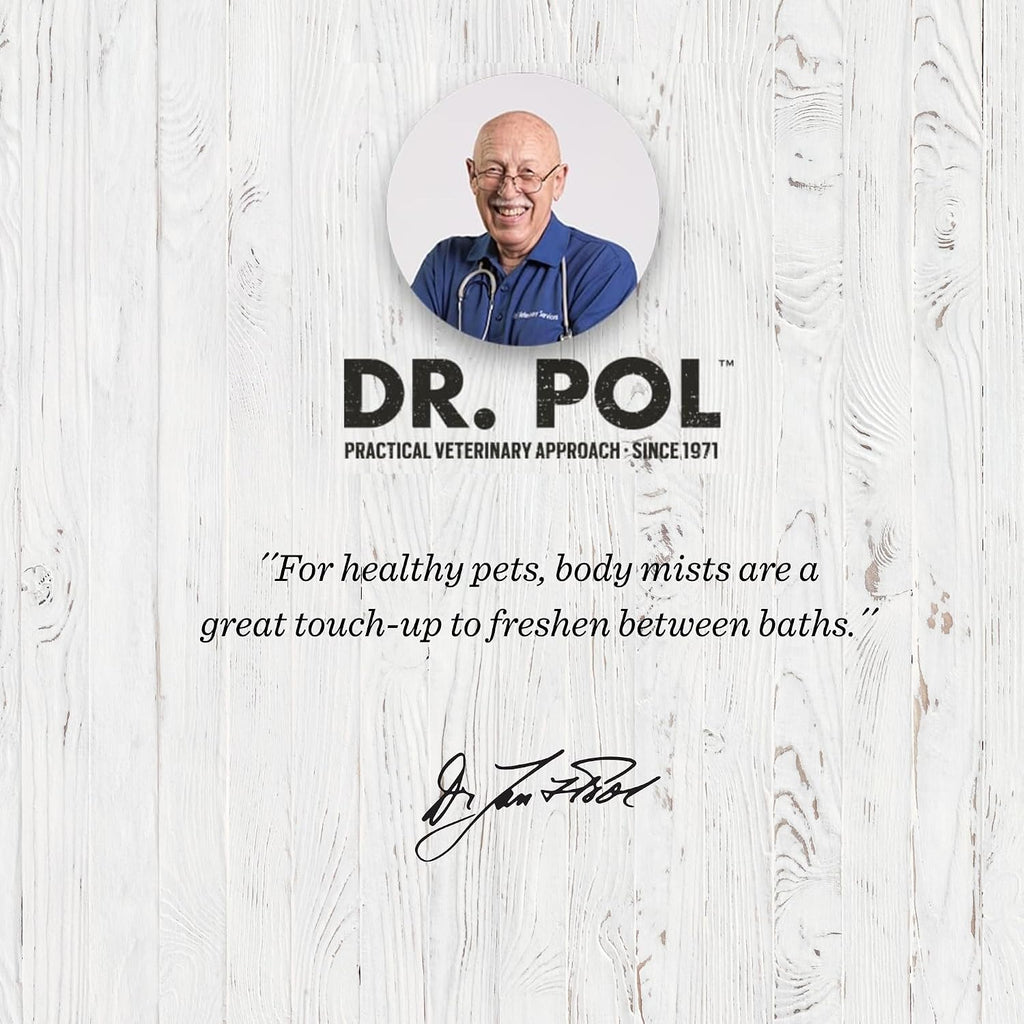Back of Dr. Pol Incredi-Pol bottle showing ingredients and usage